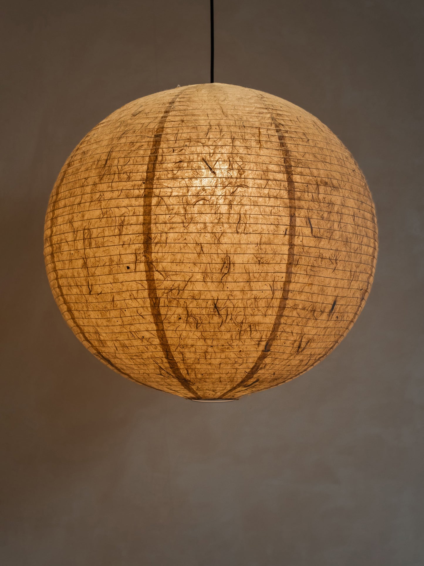 IKIN Pendant B1 | Natural Mulberry Paper | Round Shape - Multiple Sizes