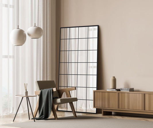 Grid Mirror No. 6 | 210 x 120 cm